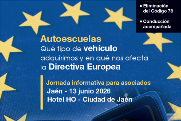 Jornada para autoescuelas - Qué tipo de vehículo adquirimos y en qué nos afecta la Directiva Europea