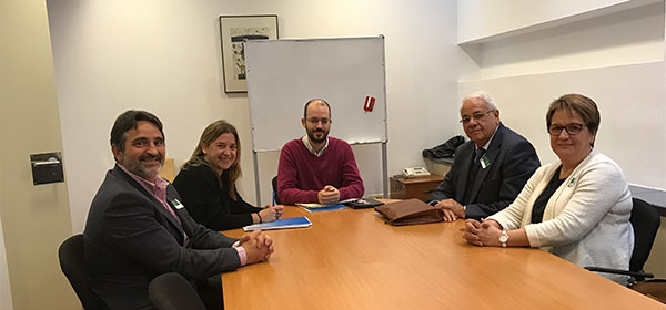 CNAE visita a los miembros de Podemos en la Comisión de Seguridad Vial