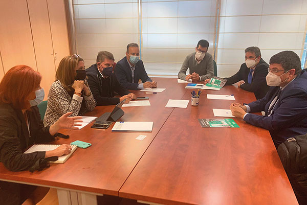 Encuentro con senadores y diputados granadinos del PSOE