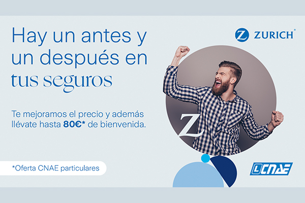 Con CNAE y Zurich contrata tu seguro para particulares al mejor precio