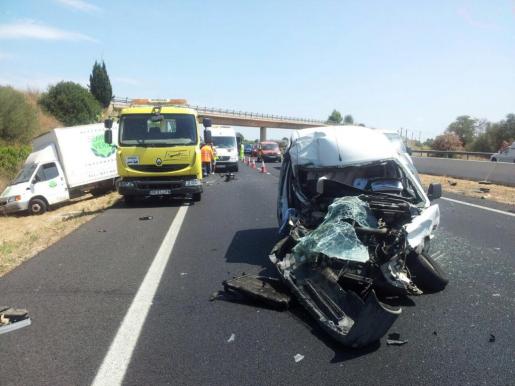 El boom del comercio electrónico dispara los accidentes de furgonetas en Baleares